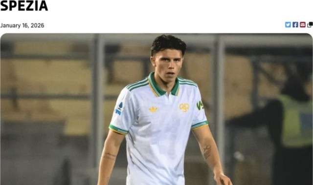 球速体育-官方：罗马青训中场亚利桑德罗·罗马诺被租借到意乙球队斯佩齐亚